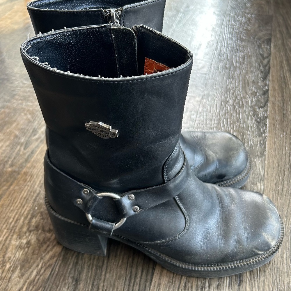 Harley-Davidson Black Leather Women’s Boots